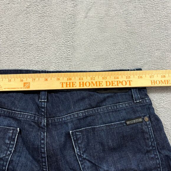 Hudson Wilde Jeans 32x29 Relaxed Straight Button Fly Cotton Blend Dark Wash MEns - Picture 7 of 9